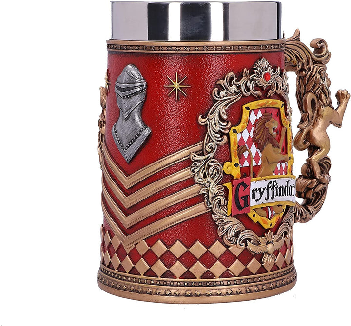 Harry Potter Gryffindor Hogwarts House Collectible Tankard, Red Gold, 1 Count (Pack of 1)