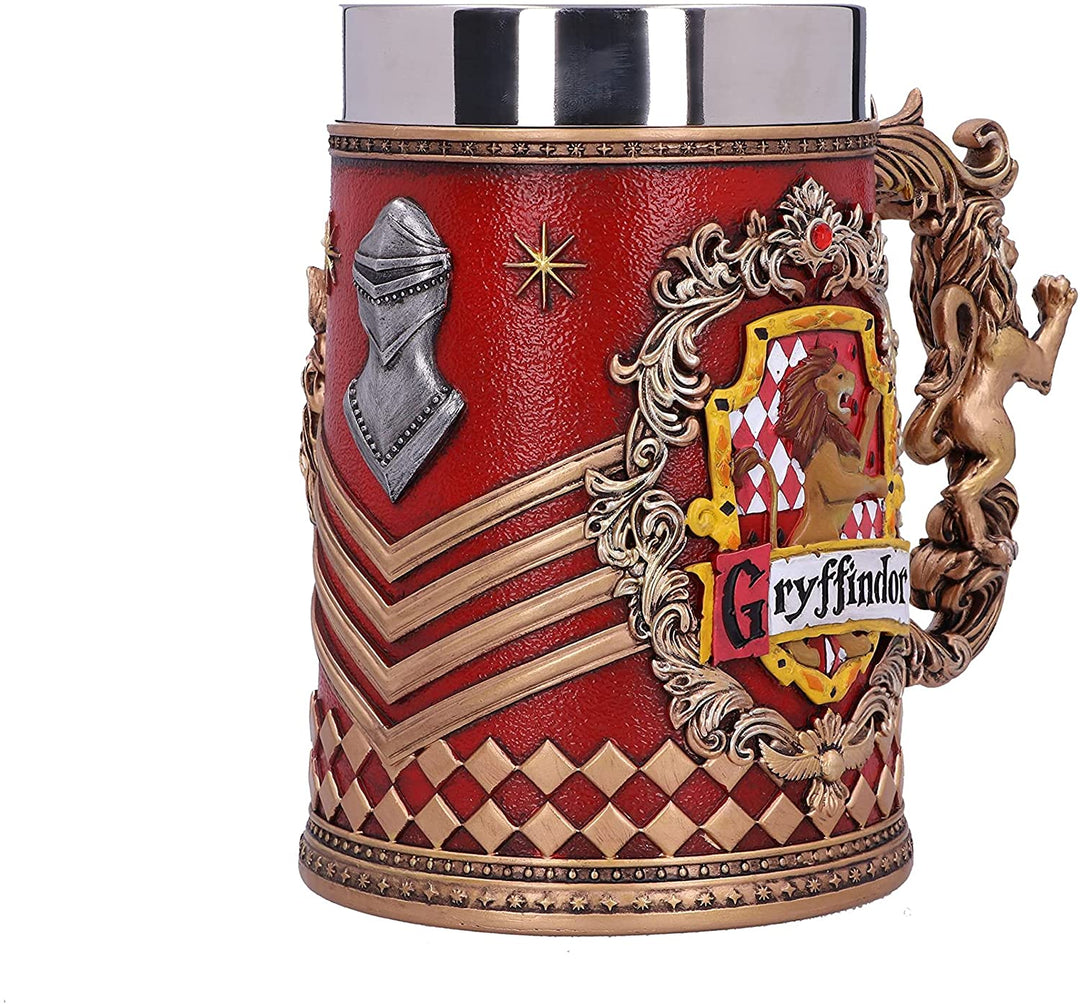 Harry Potter Gryffindor Hogwarts House Sammelkrug, Rotgold, 1 Stück (1 Stück)