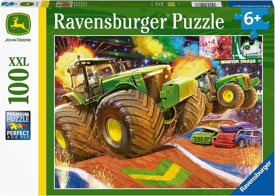 Ravensburger John Deere Big Wheels 100 Piece Jigsaw Puzzles for Kids Age 6 Years