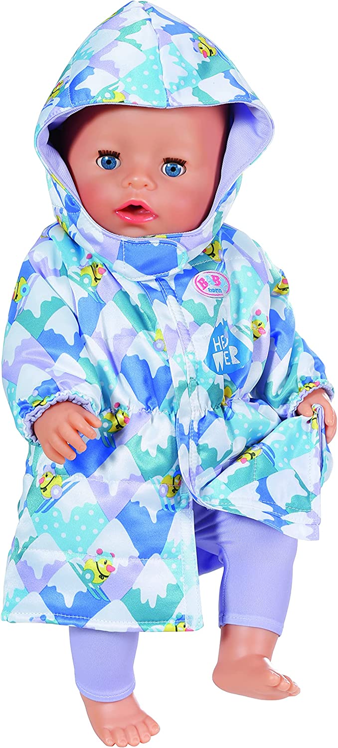 BABY born 4 Jahreszeiten-Outfit-Spielzeugset für 43-cm-Puppen – einfach für kleine Hände, kreatives Spielen fördert Empathie und soziale Fähigkeiten, für Kleinkinder ab 3 Jahren – inklusive Kleider, Leggings und Jacken