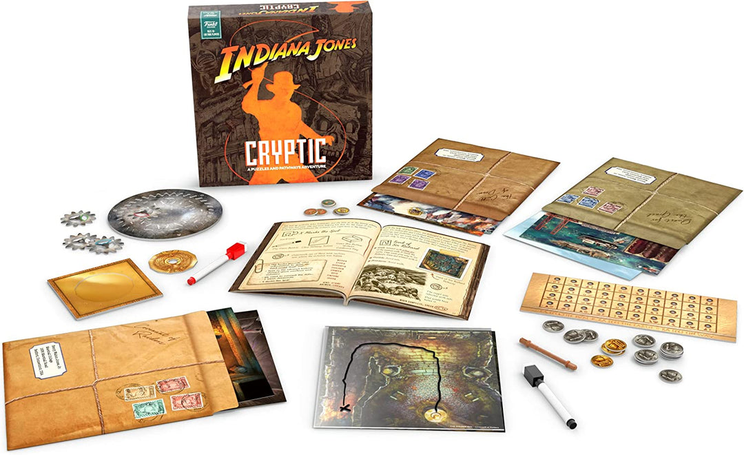 Kryptisches Brettspiel von Indiana Jones