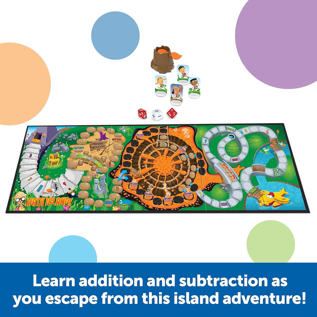 Learning Resources Maths Island Additions- und Subtraktionsspiel, Lernspiele,