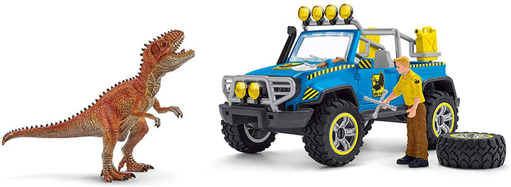 Schleich 41464 Off-road Vehicle with Dino Outpost Dinosaurs