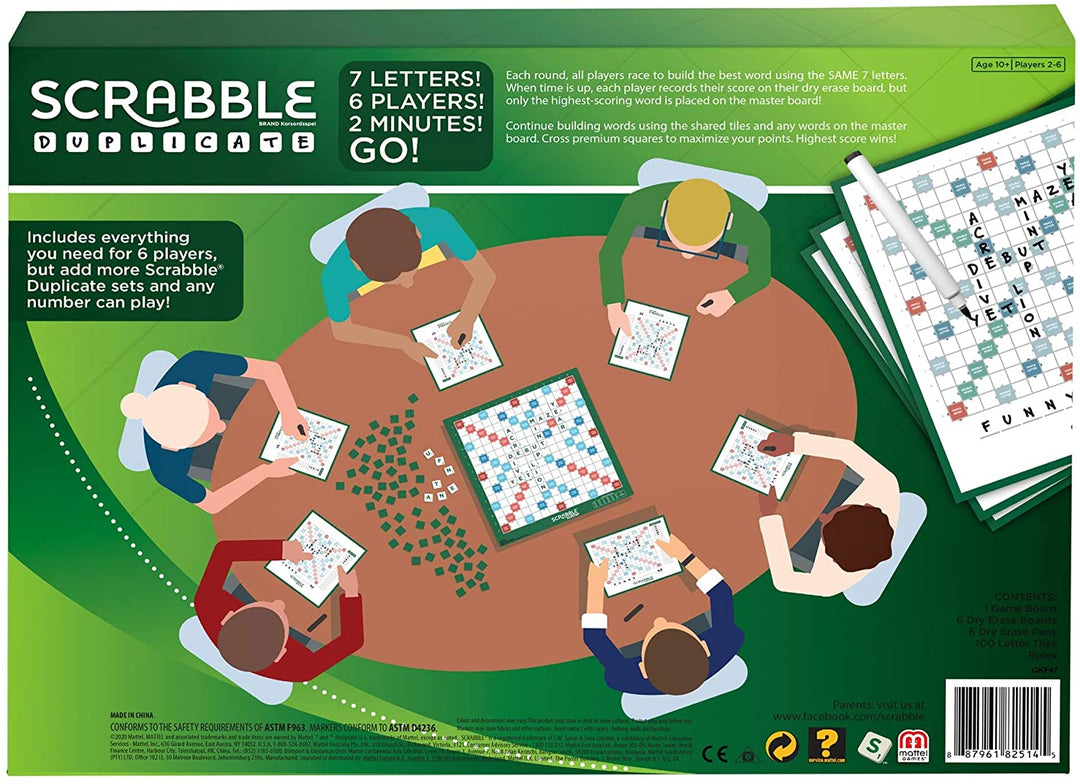 Mattel Games Scrabble Duplicate