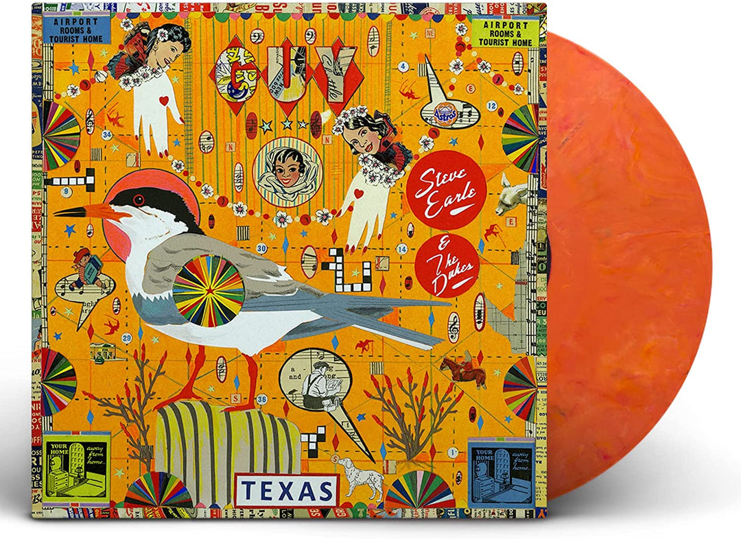 Steve Earle &amp; The Dukes – Guy (Red/Orange Swirl Viny) [VINYL]