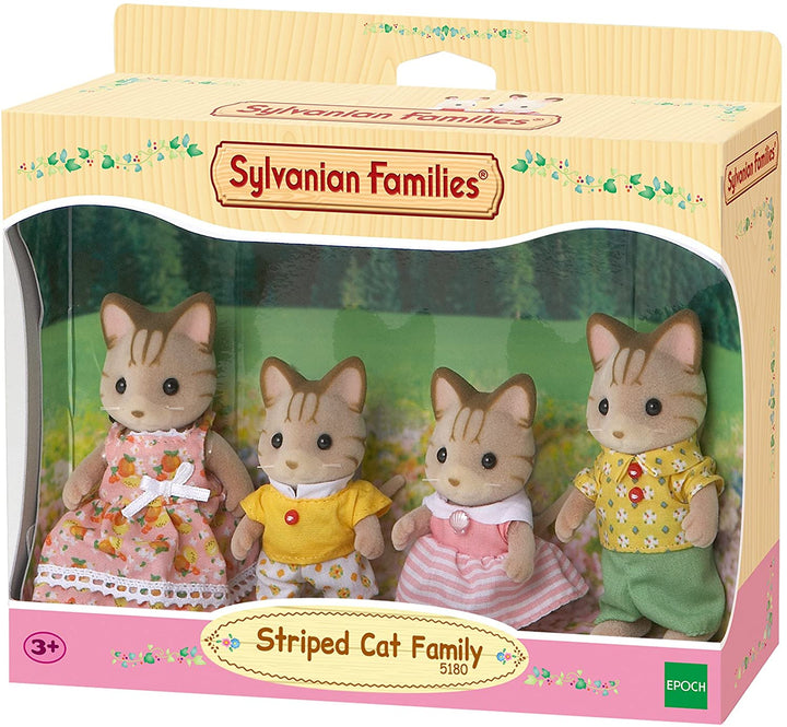 Sylvanian Families - Familia de gatos rayados