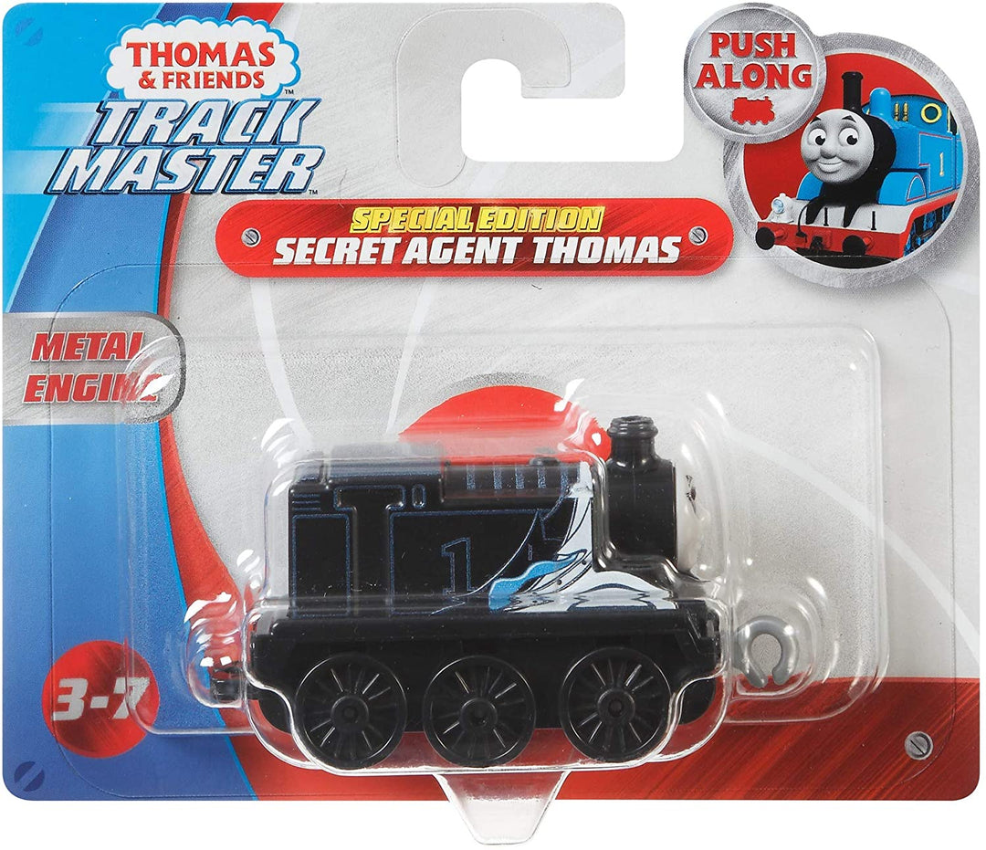 Thomas et ses amis GFF08 Track Master Push Along métal Edition spéciale Agent secret Thomas Train Engine