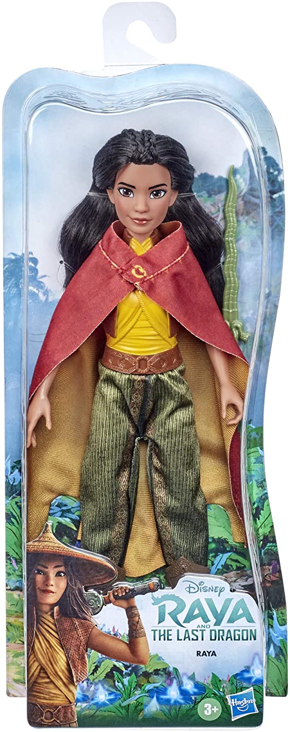 Disney Raya Fashion Doll mit Kleidung, Schuhen und Schwert