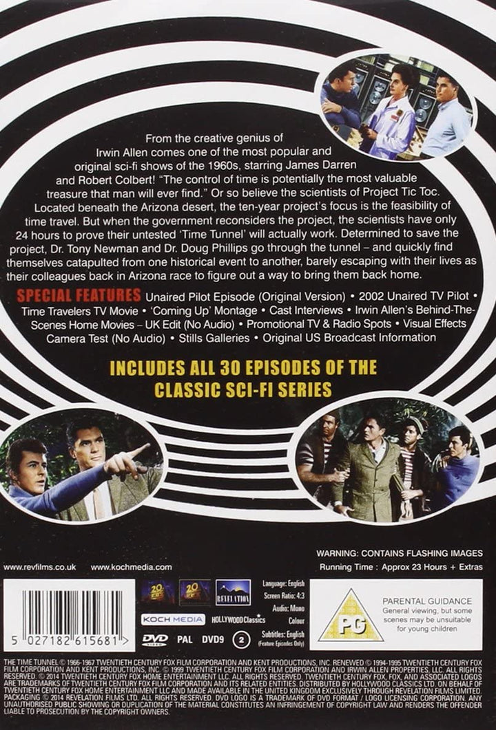 The Time Tunnel - The Complete Series [1968] - Sci-fi  [DVD]