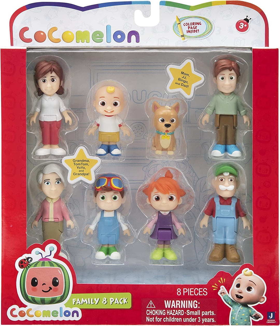 CoComelon – 8-Figuren-Pack-Familie (CMW0047)