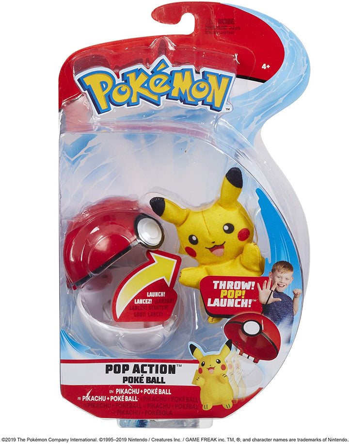 PoKemon 95081 Pokemon Pop Action Poke Ball-Pikachu Multicolore