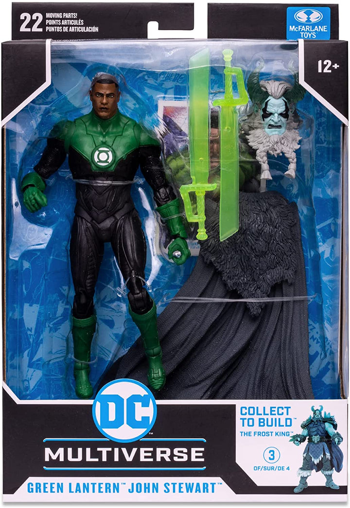 McFarlane TM15473 DC Build-A 7IN Figuren WV7-ENDLESS Winter-Green Lantern John S