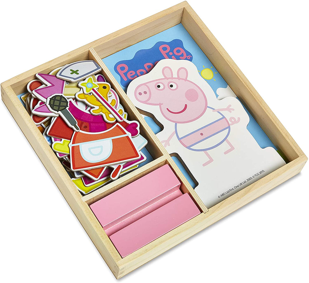 Peppa Pig Magnetisches Holz-Ankleide-Set