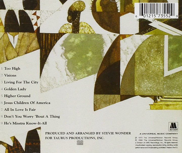 Innervisions - Stevie Wonder [Audio-CD]