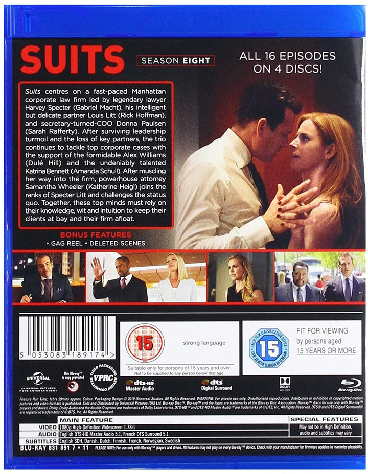 Suits – Staffel 8 – Drama [BLu-ray]