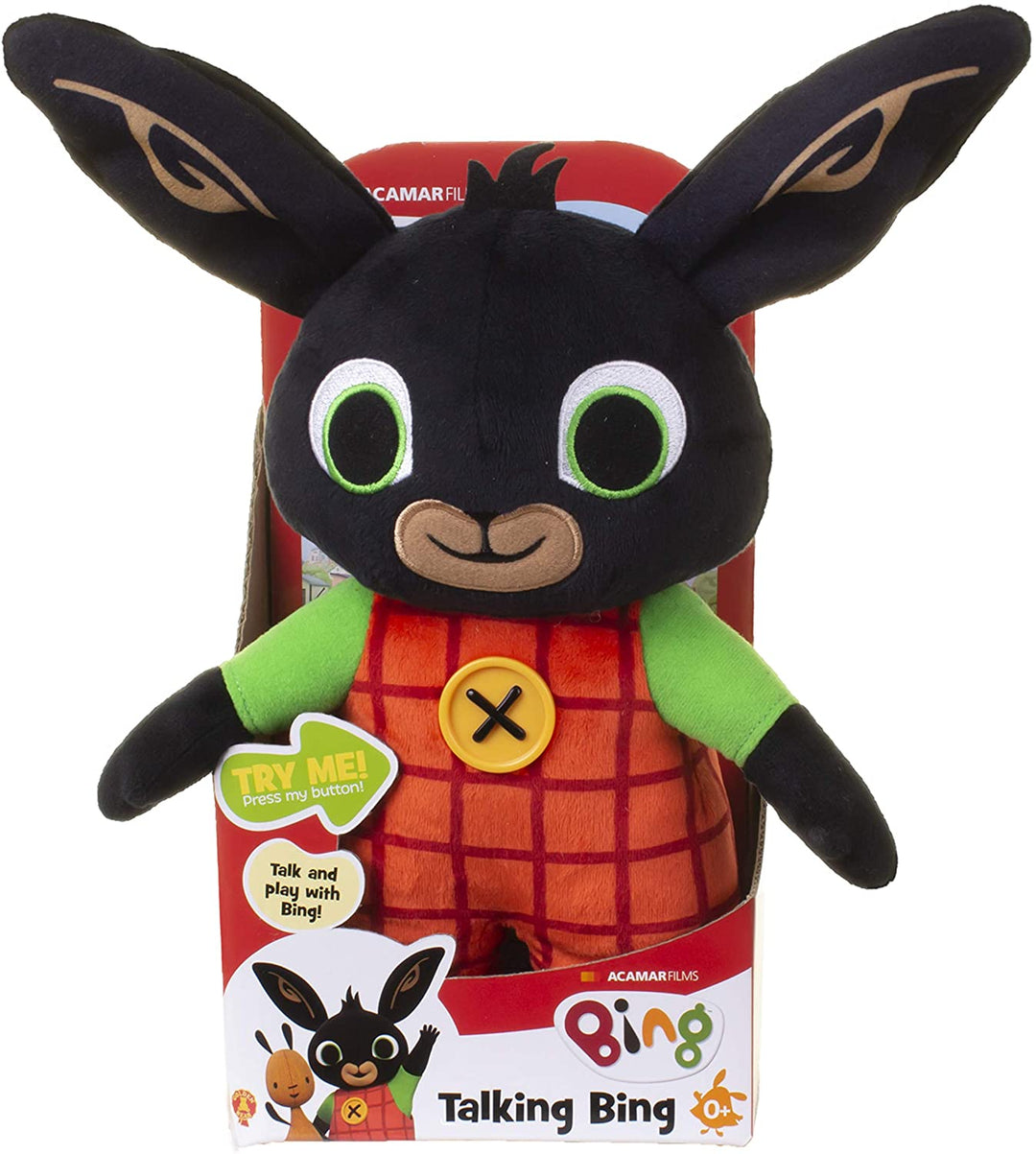 Talking Bing Soft Toy 30cm, Suitable from Birth