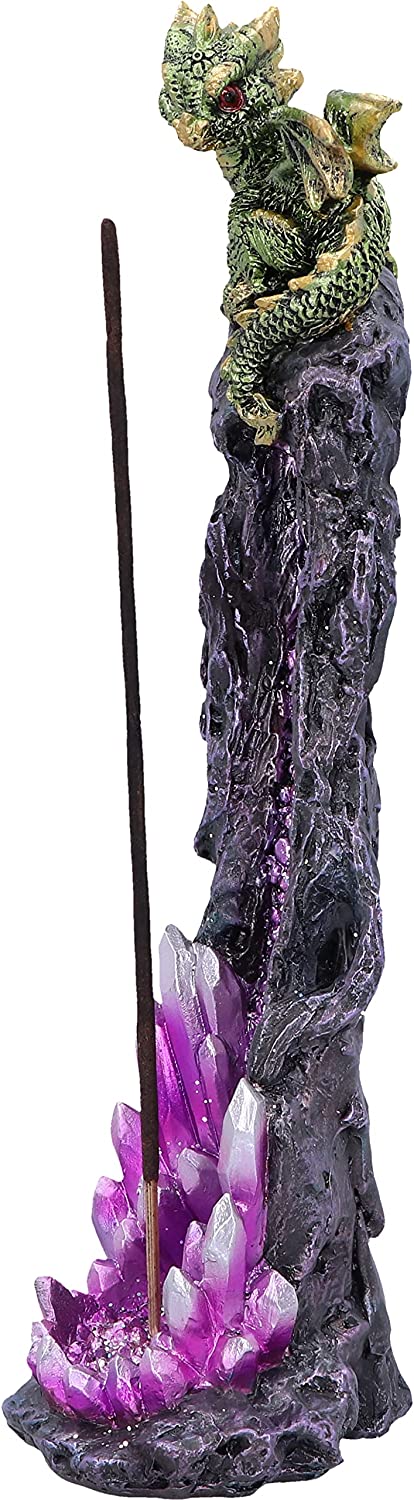 Nemesis Now Crystal Perch Incense Burner 25.2cm, Purple