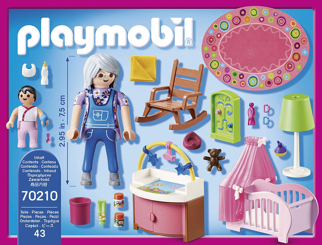 Playmobil 70210 Dollhouse Toy Role Play Multi Color