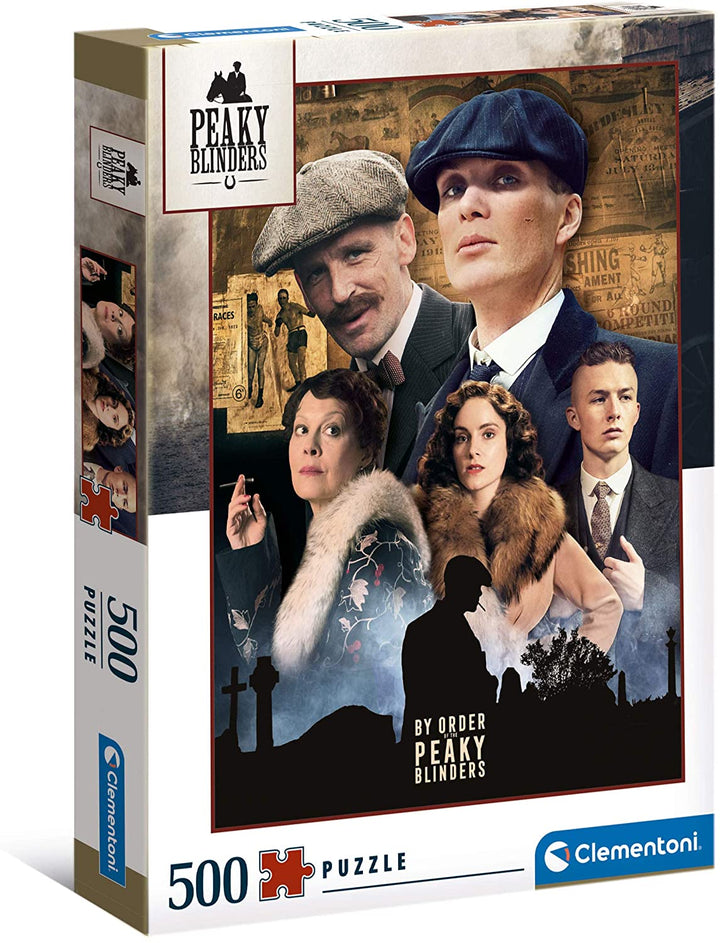 Clementoni Collection 35095, Peaky Blinders Puzzle for Children and Adults - 500 Pieces, Ages 10 Years Plus, multicoloured
