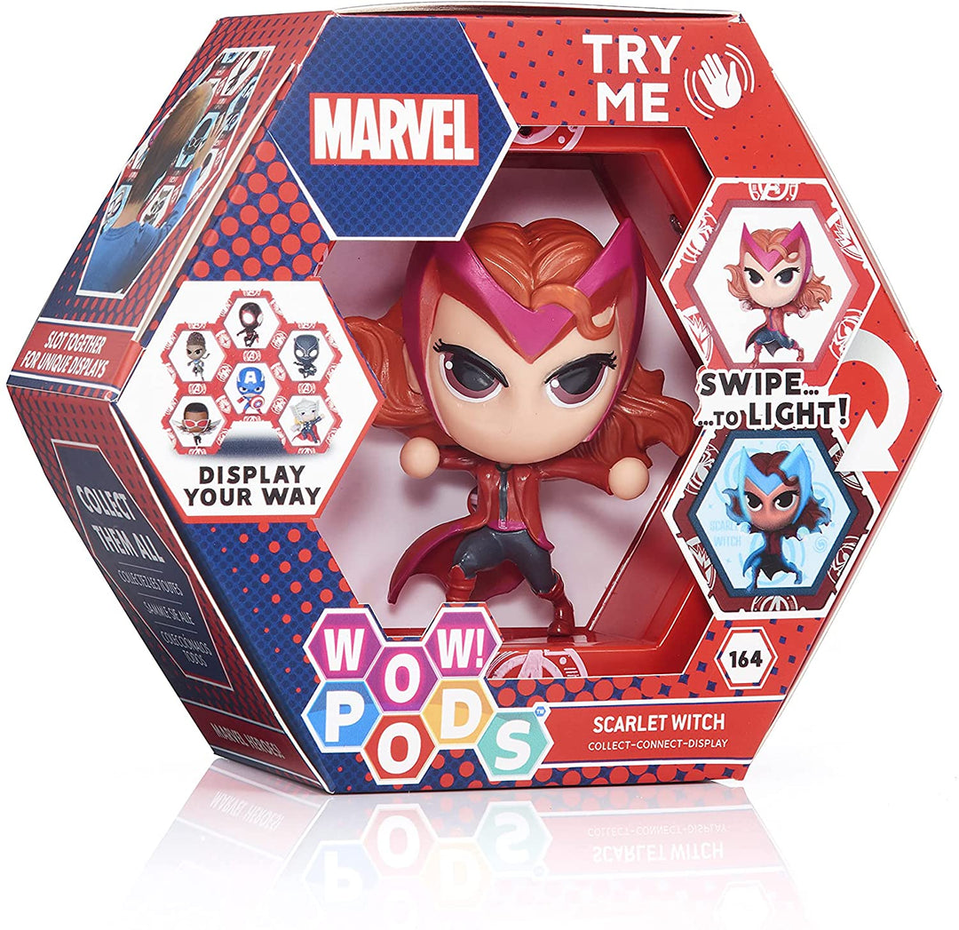 WOW! PODS Avengers Collection - Scarlet Witch | Superhero Light-Up Bobble-Head F