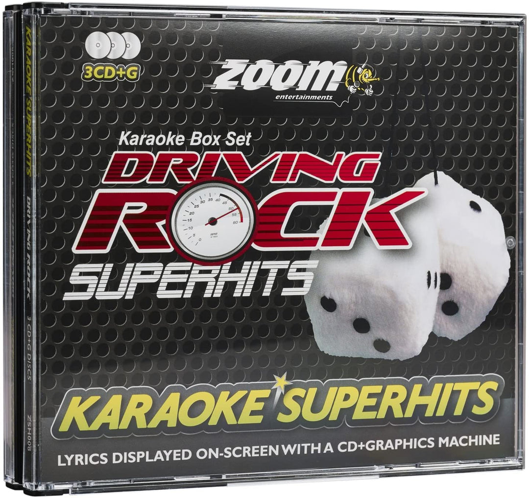Zoom Karaoke p- Zoom Karaoke CD+G - Driving Rock Superhits - Triple CD+G Karaoke Pack  [Audio CD]
