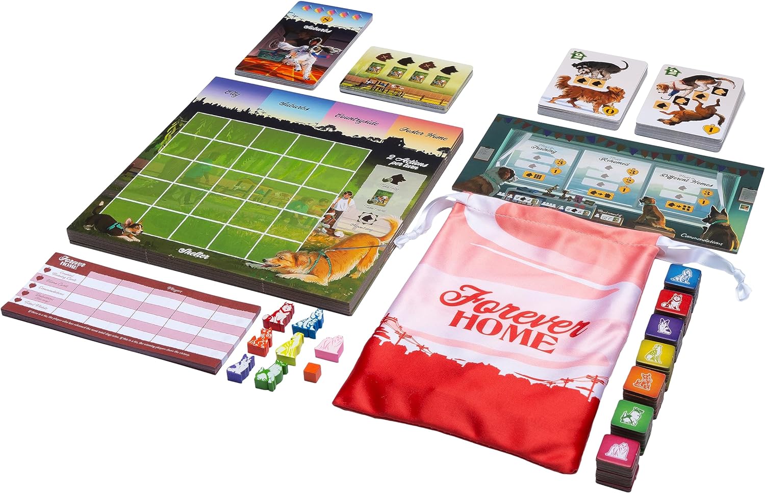 Forever Home Strategie-Brettspiel von Birdwood Games, für den Familienabend, perfekt für Hundeliebhaber, Kinder und Erwachsene 8