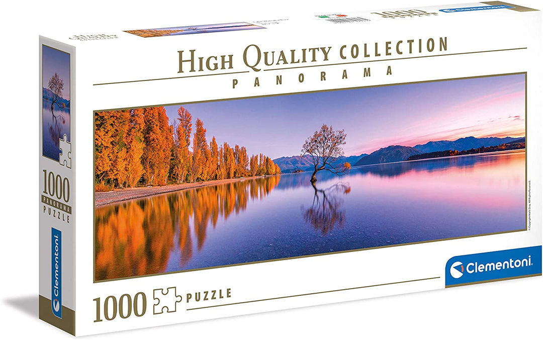Clementoni Collection 39608, Lake Wanaka Tree Panorama Puzzle – 1000 Teile, ab 10 Jahren, mehrfarbig