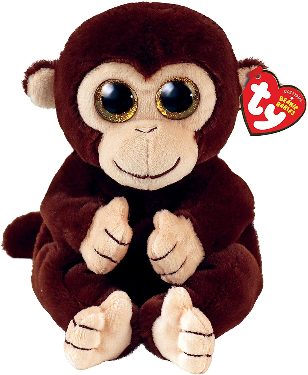 Ty Matteo Brown Monkey Beanie Bellies Regular | Beanie Baby Soft Plush Toy | Col