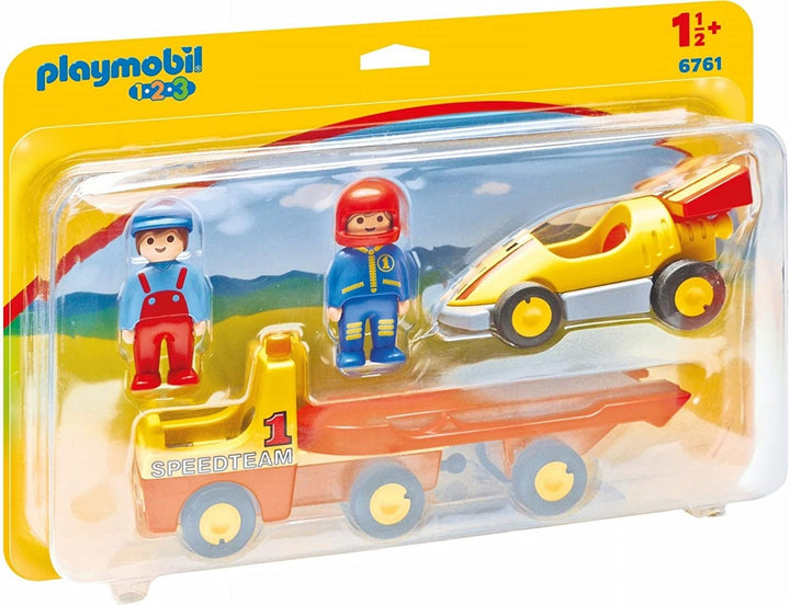Playmobil 6761 1.2.3 Takelwagen met Raceauto