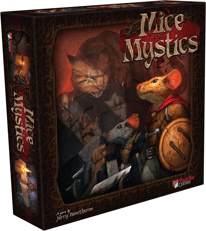 Brettspiel „Mäuse und Mystiker“.