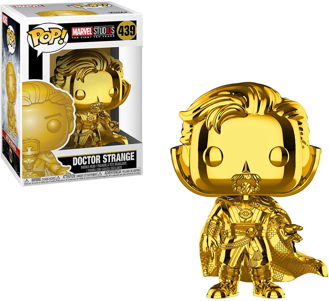 Marvel Studios The First Ten Years Doctor Strange (Chrome) Funko 38481 Pop! Vinyle #439