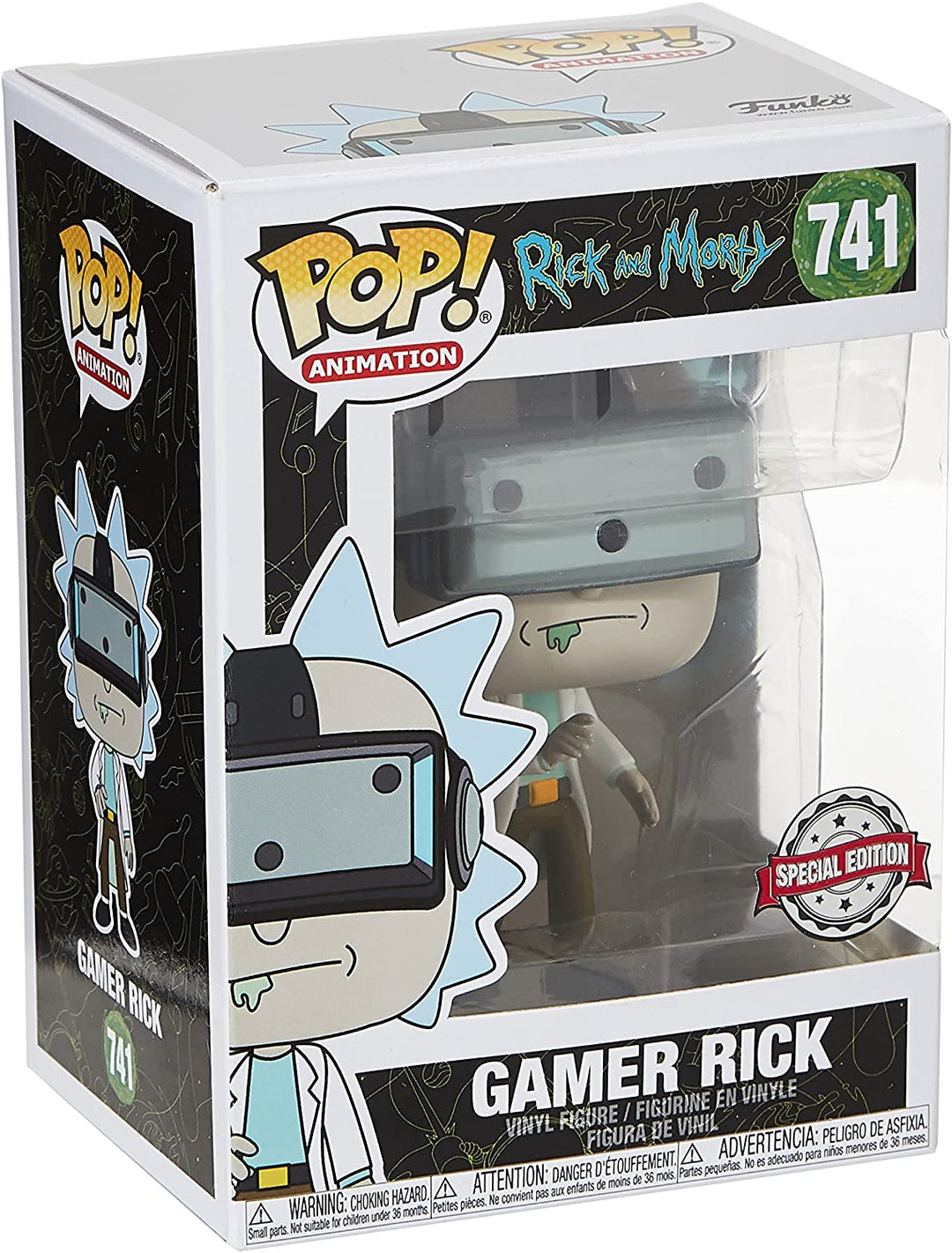 Rick and Morty-Spieler Rick Exclu Funko 47792 Pop! Vinyl #741