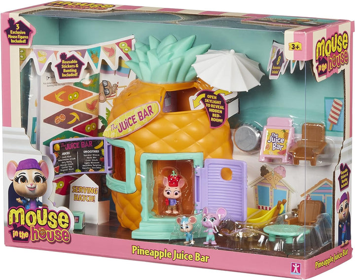 Millie & Friends Mouse in The House Pineapple Juice Bar Playset - Imaginative Play for Ages 3+