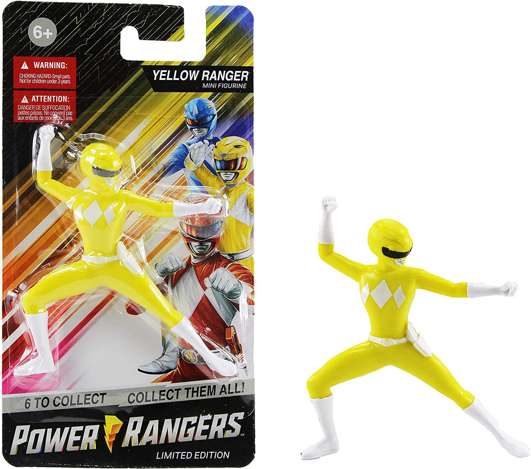 Limited Edition Power Rangers 2.5" Mini Figure - Yellow Ranger