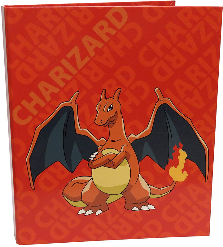 Pokemon-Ringbuch, A4, mit 4 Ringen (Orange Charizard)