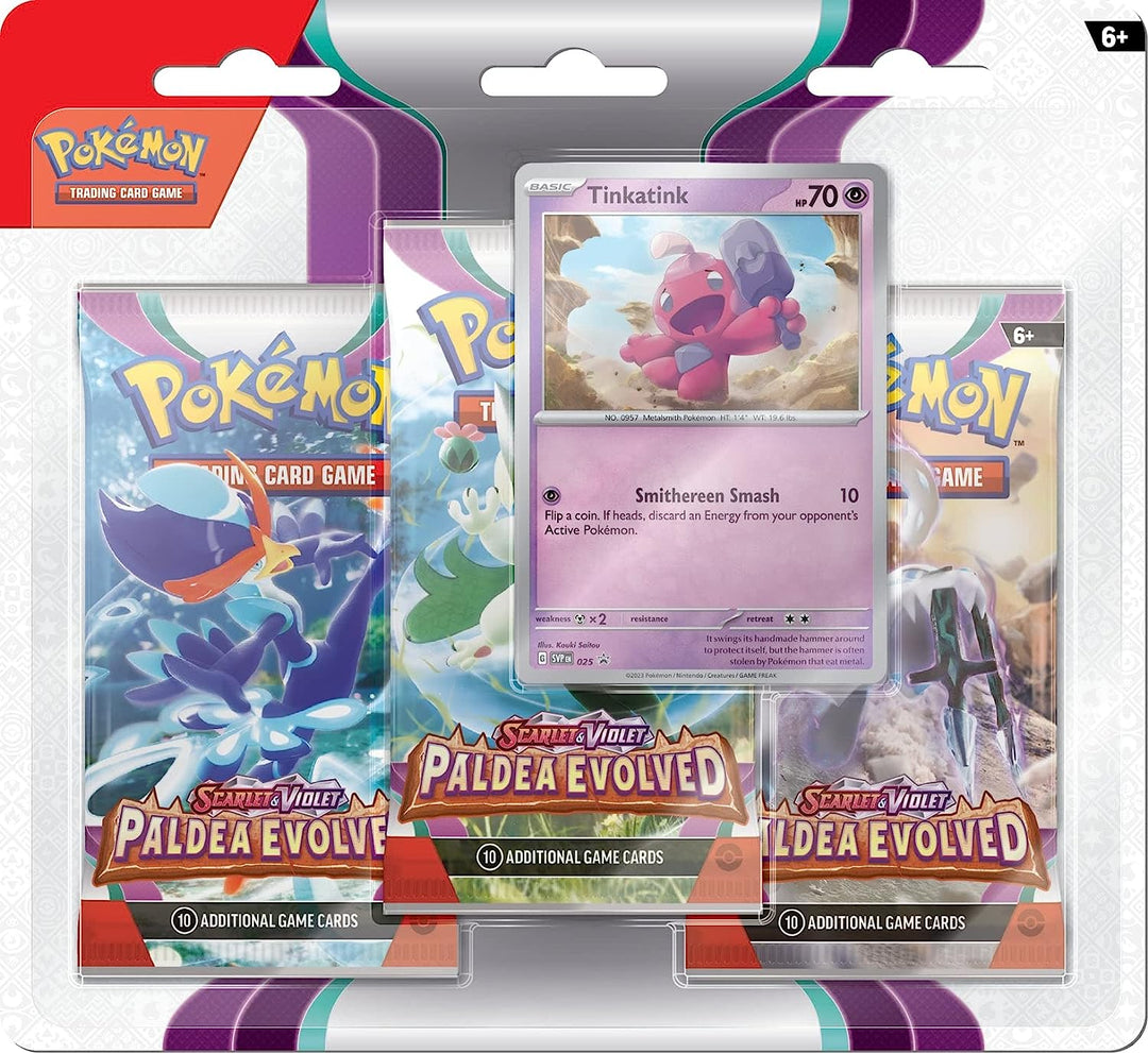 Pokémon – Paldea Evolved – 3 Pack Blister Varoom