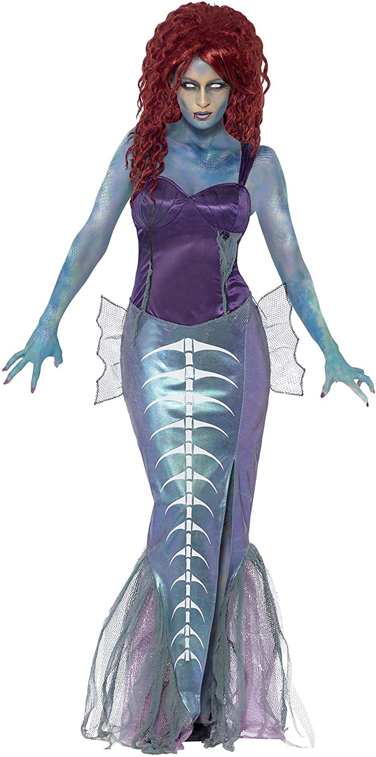 Smiffys 44359 Zombie Meerjungfrau Kostüm