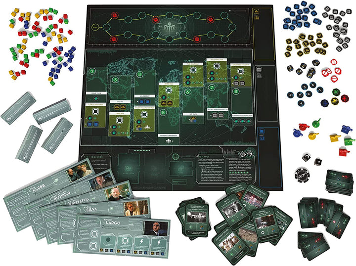 Modiphius 007 SPECTRE Brettspiel, Brettspiel, ab 14 Jahren, 2–4 Spieler, 20–45 Minuten, P