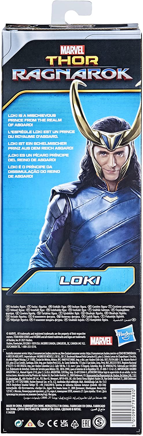 Marvel Avengers Titan Hero Series 12-Zoll-Loki-Actionfigur zum Sammeln, Spielzeug für Kinder ab 4 Jahren F2246