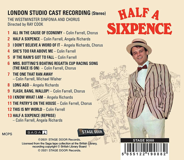 1967 London Studio Cast – Half A Sixpence [Audio-CD]