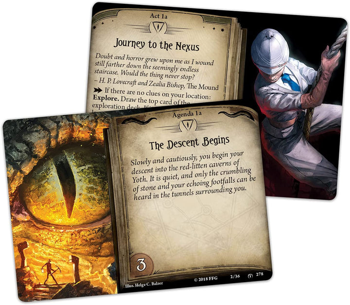 Arkham Horror LCG: The Depths of Yoth Mythos Pack-Erweiterung