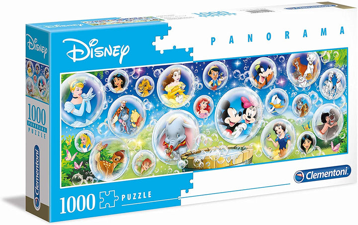Clementoni – Disney Panorama Collection Puzzle 1000 Teile für Erwachsene und Kinder ab 14 Jahren, 39515
