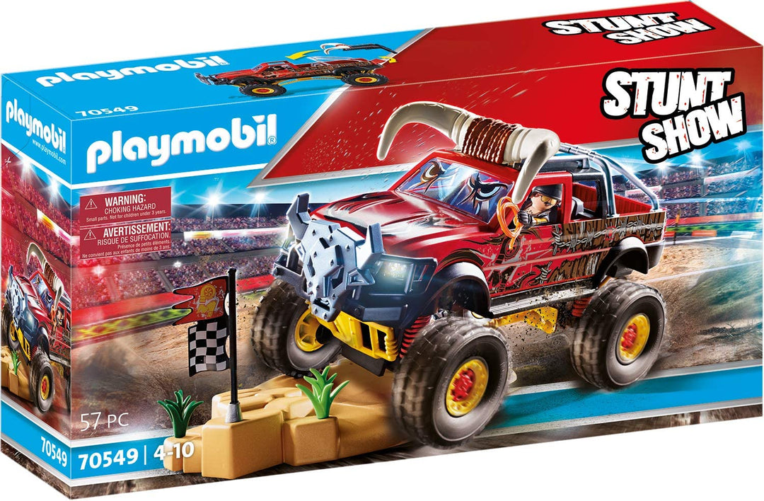 Playmobil 70549 Stunt Show Bull Monster Truck, para niños de 4 a 10 años