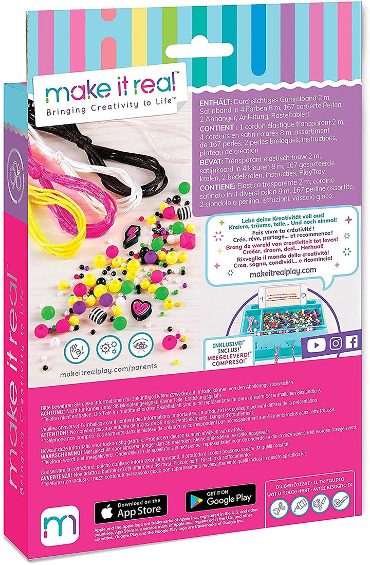Make It Real 1209 Set per la creazione di gioielli per bambini, multicolore