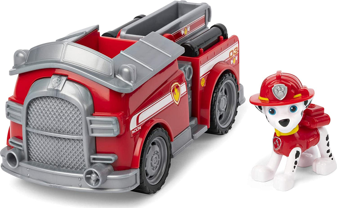 PAW Patrol 6054135 Marshall&#39;s Fire Engine Vehículo con figura coleccionable