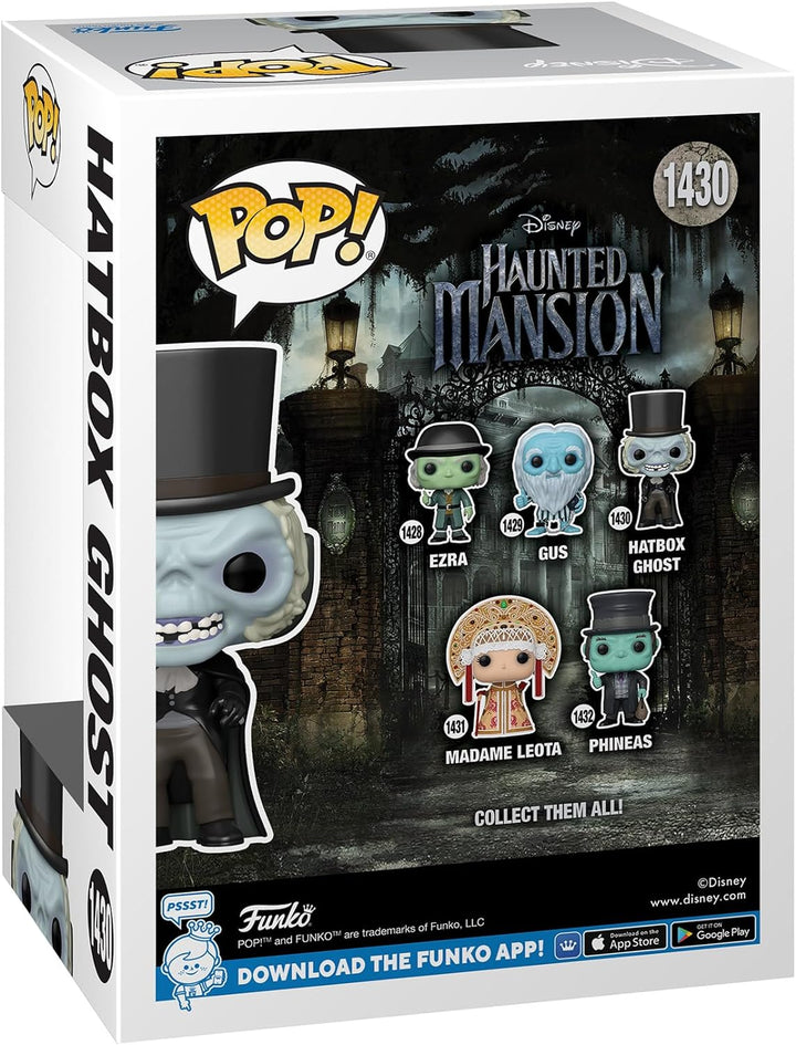 Funko POP! Disney: The Haunted Mansion - Hatbox Ghost - Collectable Vinyl Figure