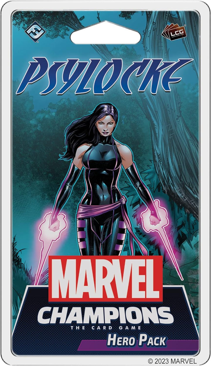 Fantasy Flight Games | Marvel Champions: Psylocke Hero Pack | Miniatures Card Game