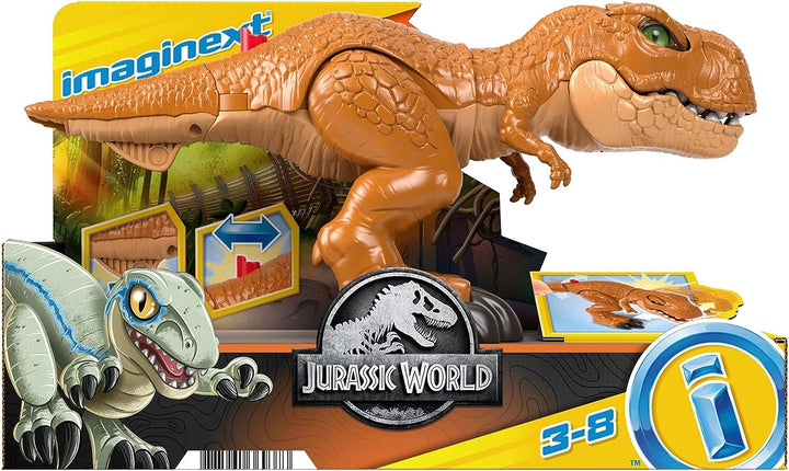 ?Fisher-Price Imaginext Jurassic World Thrashin Action T Rex dinosaur figure for kids