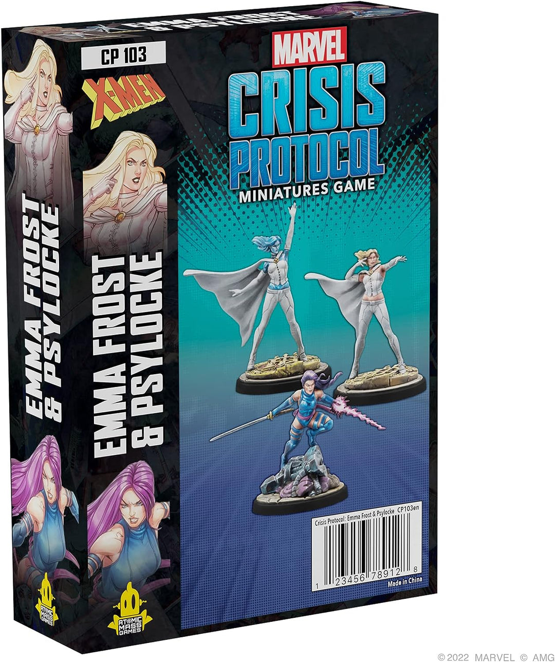 Marvel Crisis Protocol Emma Frost & Psylocke Character Pack | Miniatures Card Game