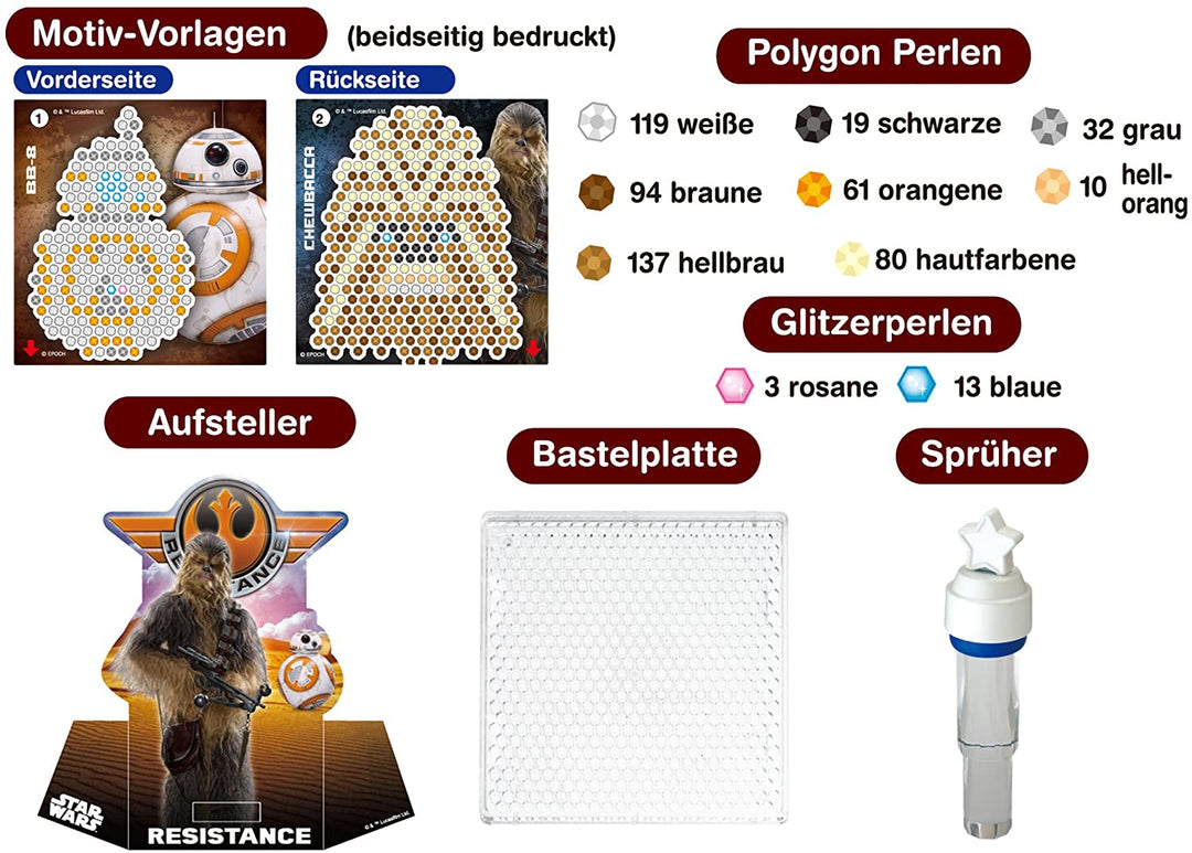 Aquabeads 30149 - Set di Star Wars 8 e Chewbacca Kit per lavoretti per bambini